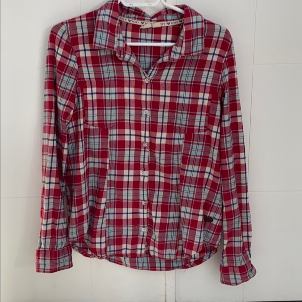 Roxy plaid shirt